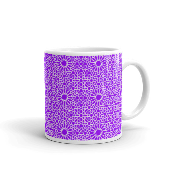 Moroccan Pattern 4 Purple Mug